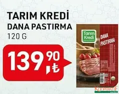 TARIM KREDİ DANA PASTIRMA 120 G TARIM KREDİ DANA PASTIRMA 120 G